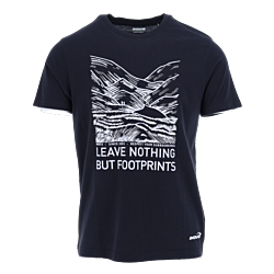 Graphic T-Shirt 'Footprints" M